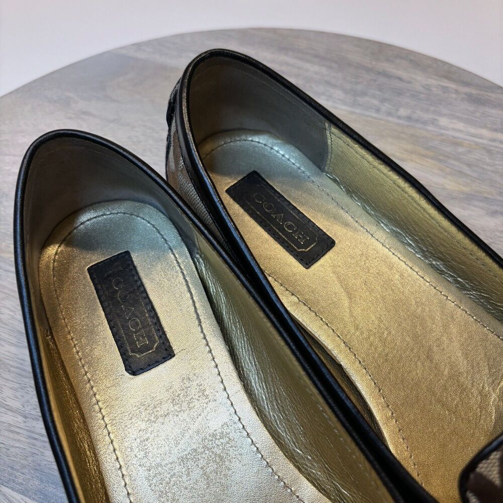 Coach Brown and Black Loafers - Picture 9 of 10